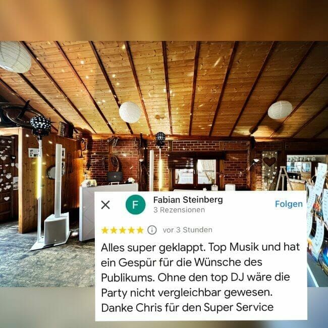 Hochzeit mit DJ auf Schloss Burg im Westerwald