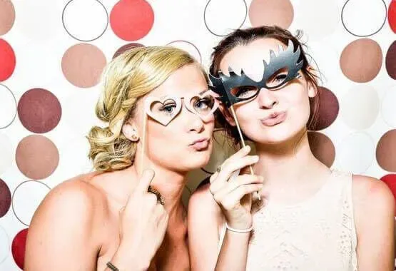 Brautjungfern auf Hochzeit