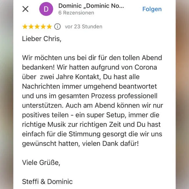 dj-bewertung-olpe Hochzeit mit DJ auf Schloss Burg im Westerwald